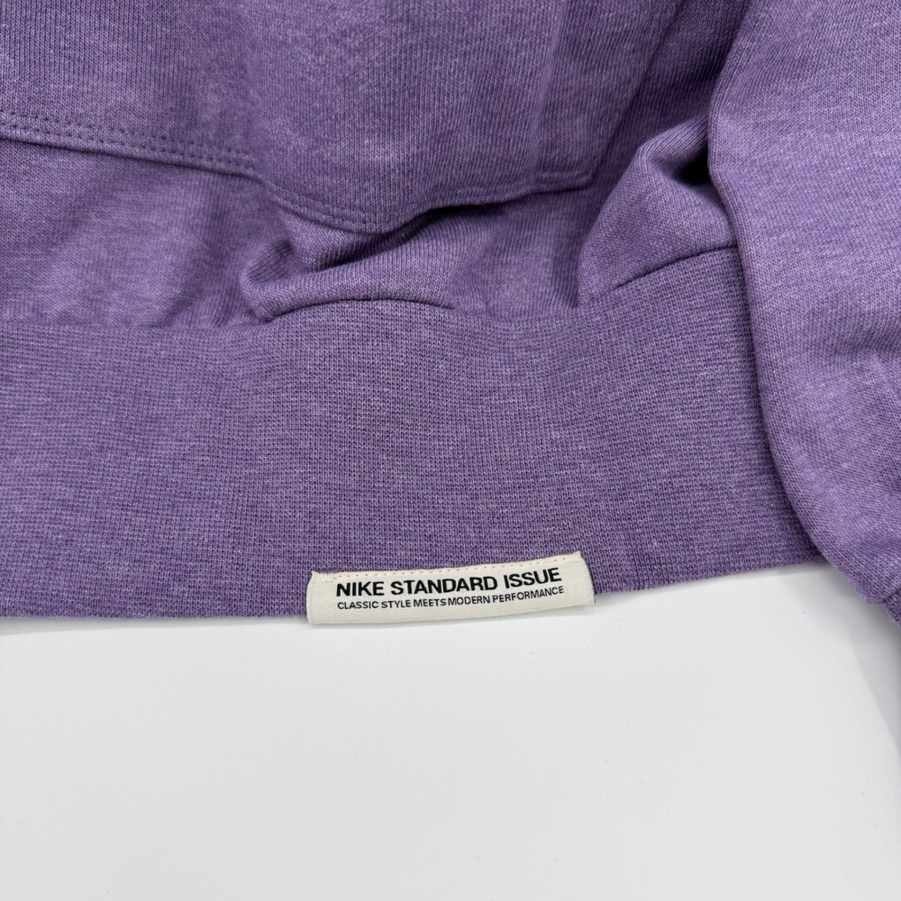 Nike Standard Issue Dri-FIT Basketball Hoodie Purple DQ5818-553 Mens Medium NEW - Picture 6 of 12